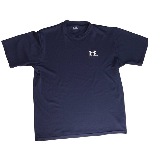 UA Navy Blue Men’s Athletic Shirt Small - Picture 1 of 4